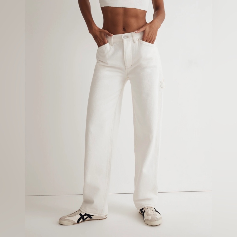 Madewell Women's Straight Leg Jeans in White